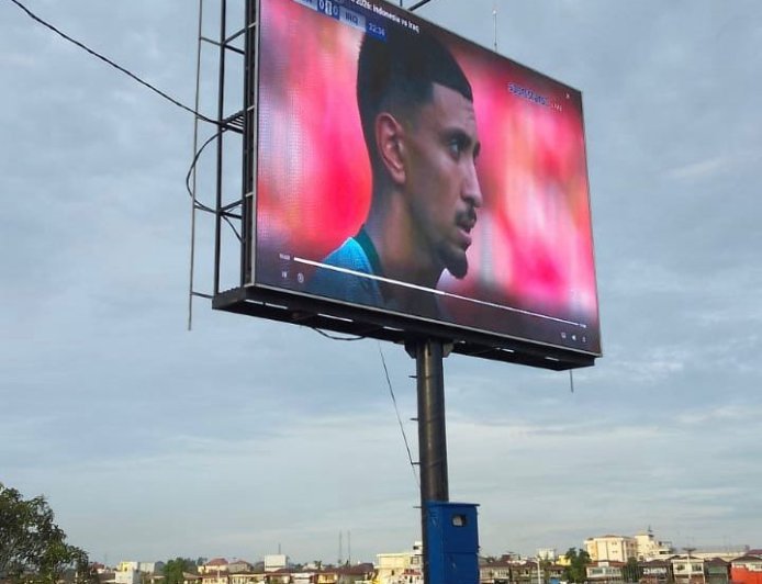 Diskominfo Berau Bakal Uji coba Nobar Piala Dunia 2026 di Videotron Gunung Tabur