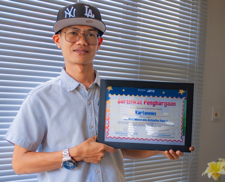 Kartanews.com Raih Penghargaan Nasional The Most Memorable Award di Universitas Indonesia
