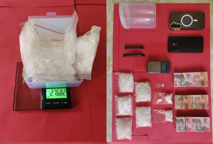 Polisi Tangkap Dua Orang Pria di Biduk-biduk, Diduga Menjadi Bandar Narkotika