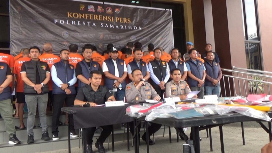 Polresta Samarinda  Ungkap 37 Kasus Pencurian Sepanjang Mei 2026