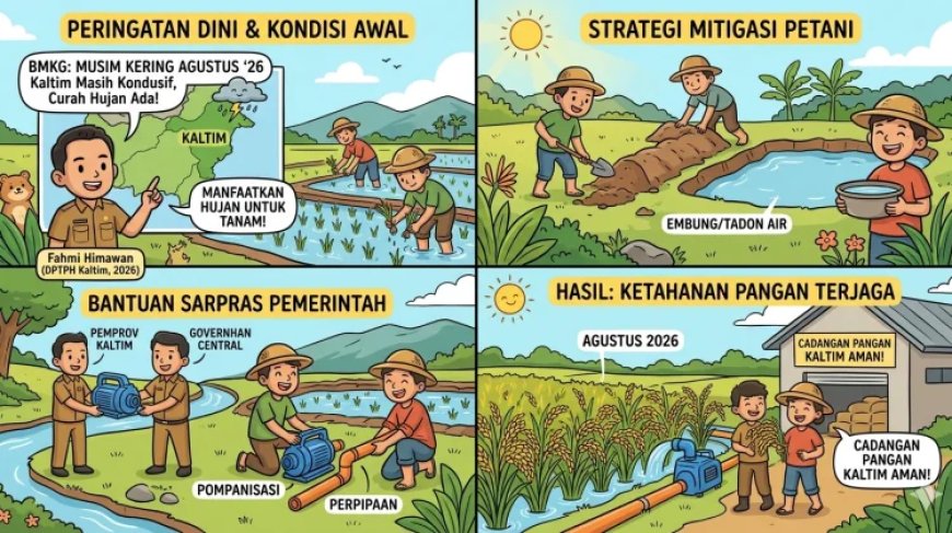 Kaltim Siapkan Strategi Hadapi Musim Kemarau Bulan Agustus