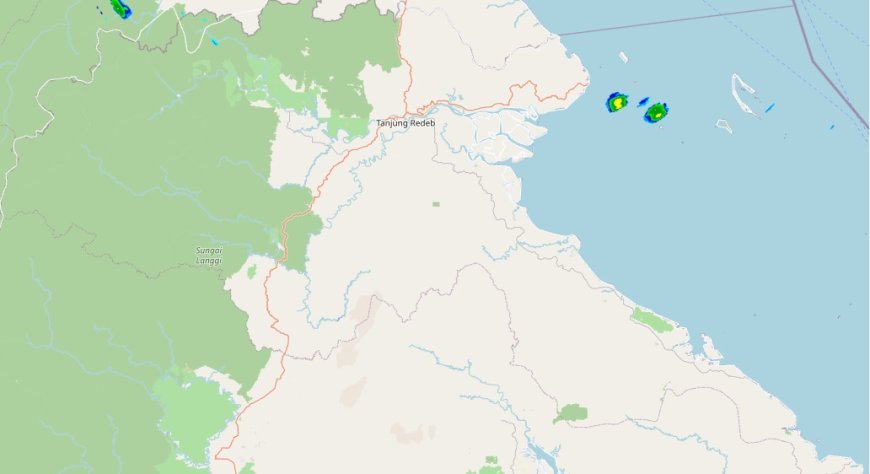 Potensi Hujan Ringan di Perairan Pulau Derawan, Daratan Berau Dominan Cerah Berawan