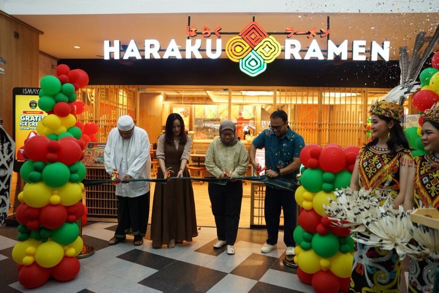 Haraku Ramen Resmi Buka Gerai Perdana di Kalimantan, ISMAYA Group Pilih Samarinda sebagai Langkah Awal Ekspansi