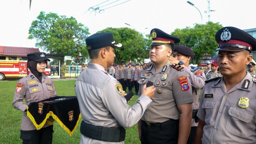 45 Personel Polres Berau Resmi Naik Pangkat, Siap Dongkrak Pelayanan Presisi di Bumi Batiwakkal