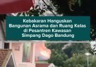 Kebakaran Hanguskan Bangunan Asrama dan Ruang Kelas di Pesantren Kawasan Simpang Dago Bandung