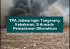 TPA Jatiwaringin Tangerang Kebakaran, 9 Armada Pemadaman Dikerahkan