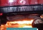 HONDA HR-V TERBAKAR SAAT MELAJU, LIMA PENUMPANG BERHASIL MENYELAMATKAN DIRI