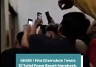 GEGER! PRIA DITEMUKAN TEWAS DI TOILET PASAR BASAH MARAKASH, POLISI SELIDIKI IDENTITAS KORBAN
