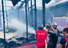 Kebakaran di Tanjung Redeb, Empat Rumah Hangus Terbakar