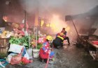 Puluhan Kios di Pasar Sepinggan Balikpapan Ludes Terbakar, Diduga Korsleting Listrik