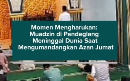 Momen Mengharukan: Muadzin di Pandeglang Meninggal Dunia Saat Mengumandangkan Azan Jumat