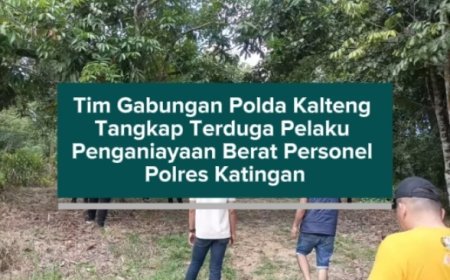 Tim Gabungan Polda Kalteng Tangkap Terduga Pelaku Penganiayaan Berat Personel Polres Katingan