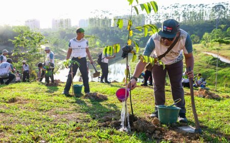OIKN Gelar Tanam 1.200 Pohon Bersama PT ITCHI