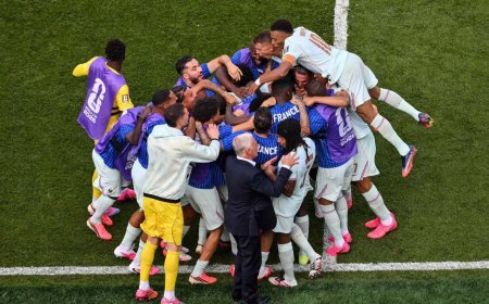Les blues Melangkah ke Semifinal, Tundukan Singa Atlas 2-0