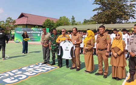 Pemkab Berau Dukung Program Ithaca X PSS Sleman Gelar Coaching Clinic Futsal Usia Dini