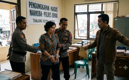 IRT (46) Tahun Diamankan Polisi, Diduga Terlibat dalam Peredaran Sabu di Berau