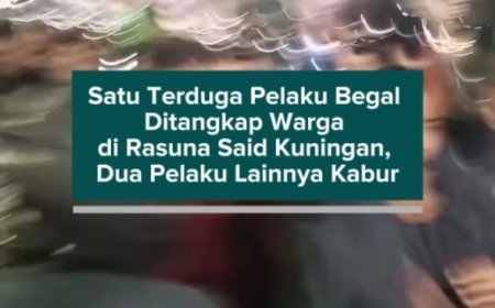 Satu Terduga Pelaku Begal Ditangkap Warga di Rasuna Said Kuningan, Dua Pelaku Lainnya Kabur