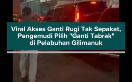 Viral Akses Ganti Rugi Tak Sepakat, Pengemudi Pilih "Ganti Tabrak" di Pelabuhan Gilimanuk