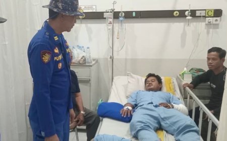 Diserang Buaya Saat Menombak Ikan di Bontang, Nelayan Sulbar Selamat Usai Melawan