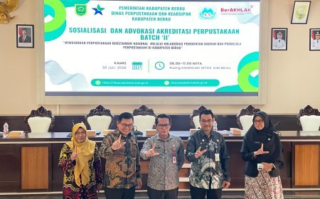 Komitmen Tingkatkan Kualitas SDM, Pemkab Berau Dorong Standarisasi Perpustakaan