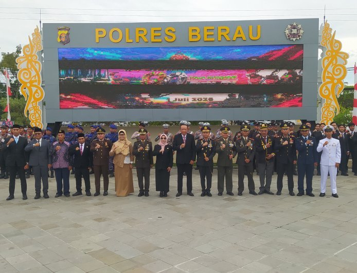 Peringati HUT Bhayangkara Ke-80, Polres Berau Komitmen Bakal Terus Tingkatkan Pelayanan Kepada Masyarakat