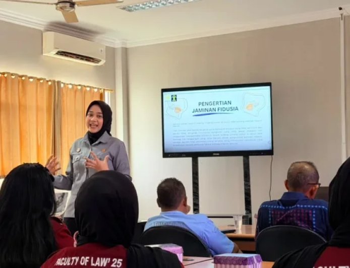 Perkuat Literasi Hukum, Kemenkum Kaltim Edukasi Jaminan Fidusia di UNTAG Samarinda
