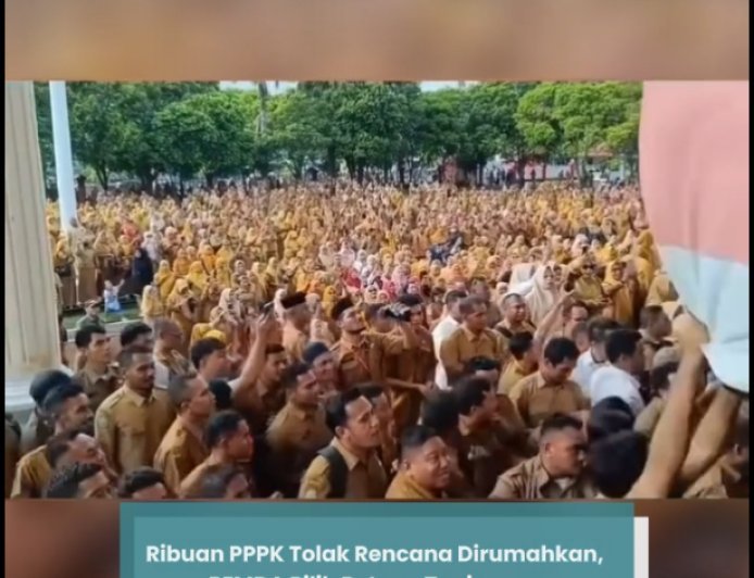 RIBUAN PPPK TOLAK RENCANA DIRUMAHKAN, PEMDA PILIH POTONG TUNJANGAN
