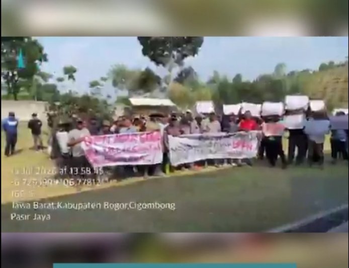 Sengketa Lahan di Cigombong Memanas, Puluhan Petani Desak BPN Lakukan Pengukuran Ulang