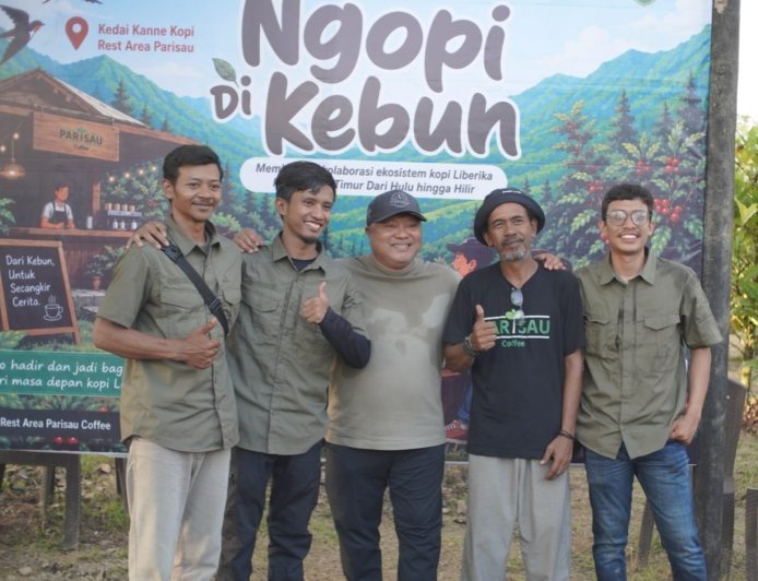 Sinergi Parisau Rest Area dan STI: Dorong Ekosistem Bisnis Kopi Liberika di Berau
