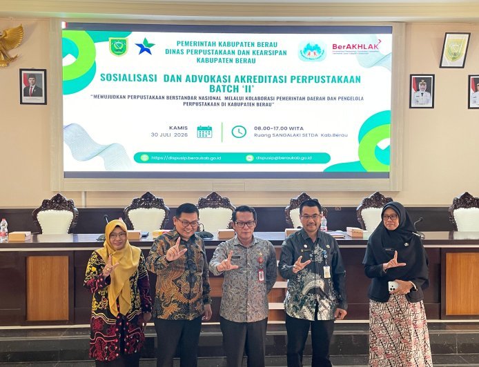 Komitmen Tingkatkan Kualitas SDM, Pemkab Berau Dorong Standarisasi Perpustakaan