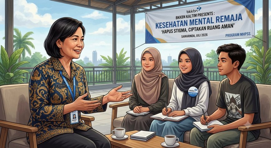 BKKBN Kaltim Luncurkan Progam MHPSS, Upaya Menanggulangi Kesehatan Mental Remaja