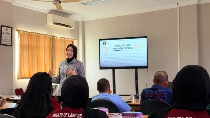 Perkuat Literasi Hukum, Kemenkum Kaltim Edukasi Jaminan Fidusia di UNTAG Samarinda