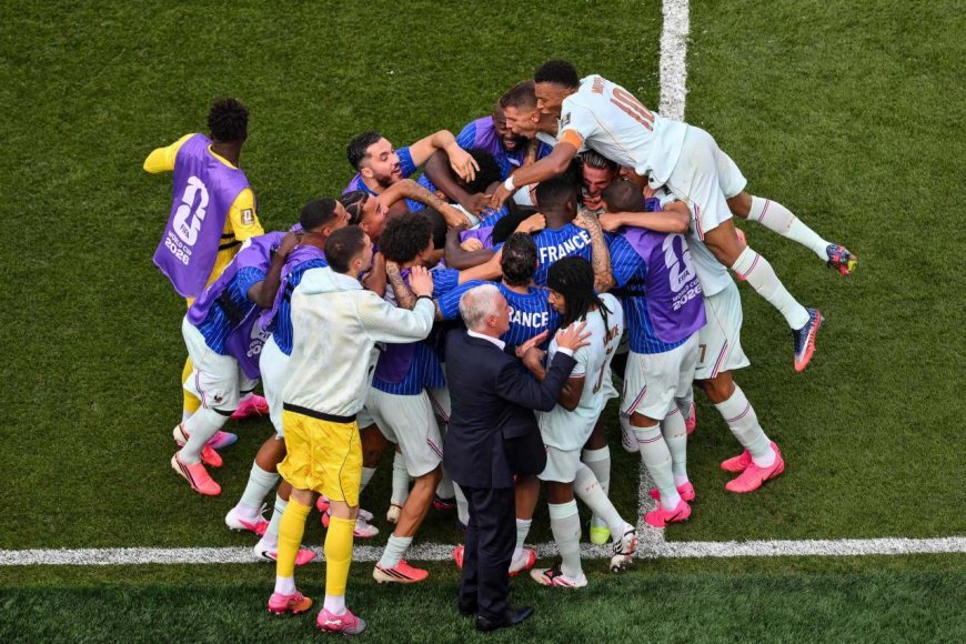 Les blues Melangkah ke Semifinal, Tundukan Singa Atlas 2-0