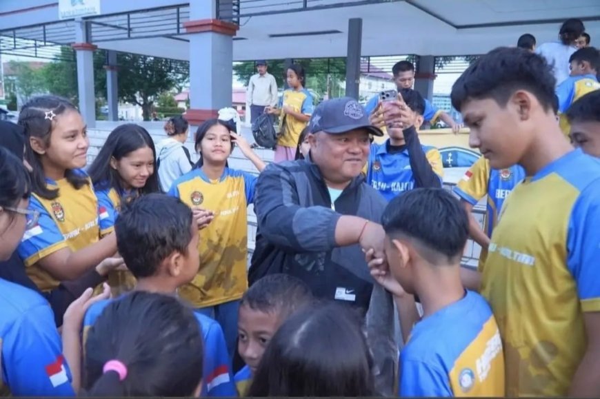 Wabup Gamalis Lepas Kontingen Taekwondo Berau Menuju Kejuaraan Bupati Malinau Cup VI