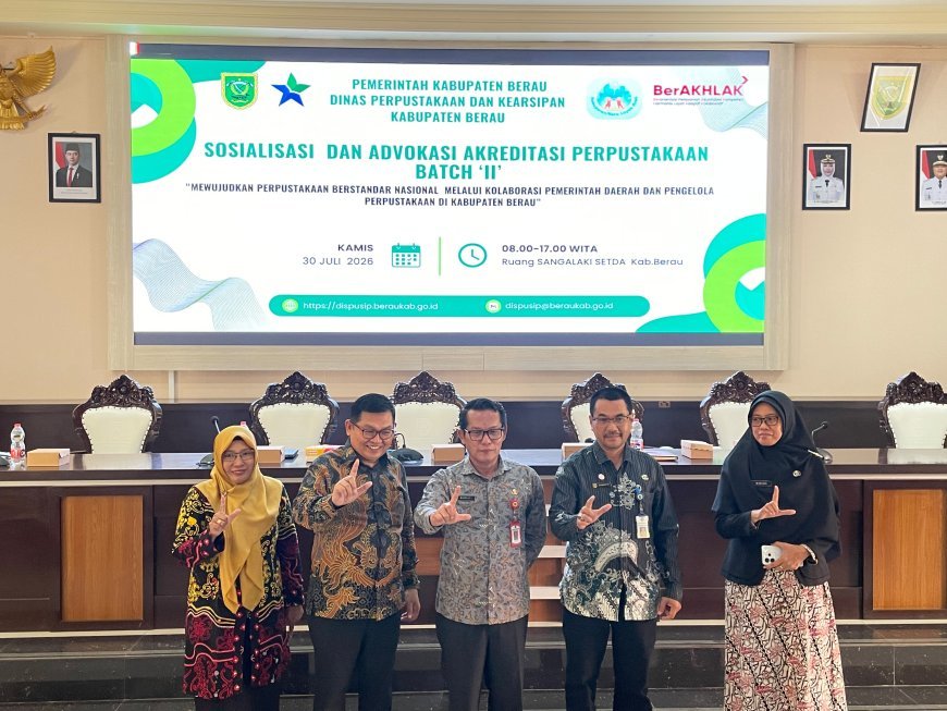 Komitmen Tingkatkan Kualitas SDM, Pemkab Berau Dorong Standarisasi Perpustakaan