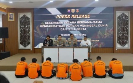 Polisi Ringkus 9 Pelaku Pengeroyokan Maut di Kukar, Terancam 12 Tahun Penjara