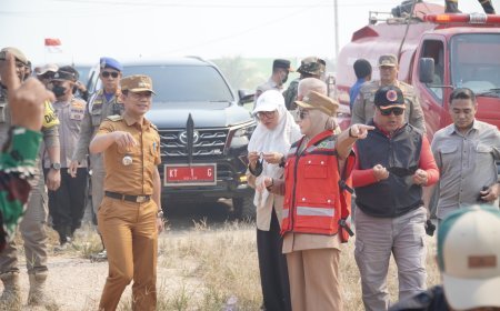Bupati dan Wabup Berau Tinjau Langsung Titik Karhutla di Poros Kelay KM 9