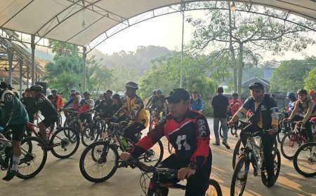 Promosikan Wisata Lokal, Dispar Kaltim Gelar Gowes Wisata Sambut HUT ke-81 RI