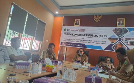 Gelar Forum Konsultasi Publik,  Camat Muara Jawa: Masukan Masyarakat Jadi Bahan Perbaikan