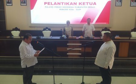 Ganti Nahkoda, PMI Berau Resmi Dipimpim Najemuddin