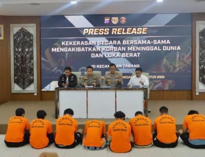 Polisi Ringkus 9 Pelaku Pengeroyokan Maut di Kukar, Terancam 12 Tahun Penjara