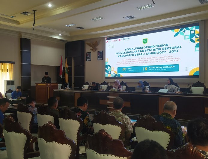 Pemkab Berau Dorong Integrasi Data Statistik Sektoral untuk Kebijakan Tepat Sasaran