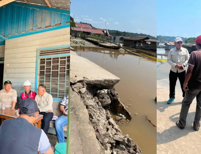 Pemerintah Gerak Cepat Tangani Longsor Jalan Poros Samarinda–Tenggarong di Jembayan