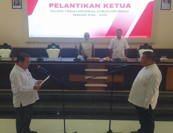 Ganti Nahkoda, PMI Berau Resmi Dipimpin Najemuddin