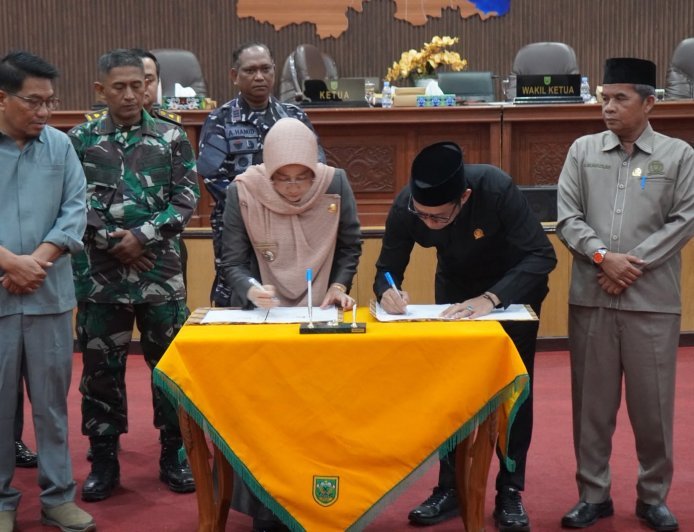 4 Raperda Disahkan, Pemkab Berau dan DPRD Komitmen Aktualisasikan Program Konkrit