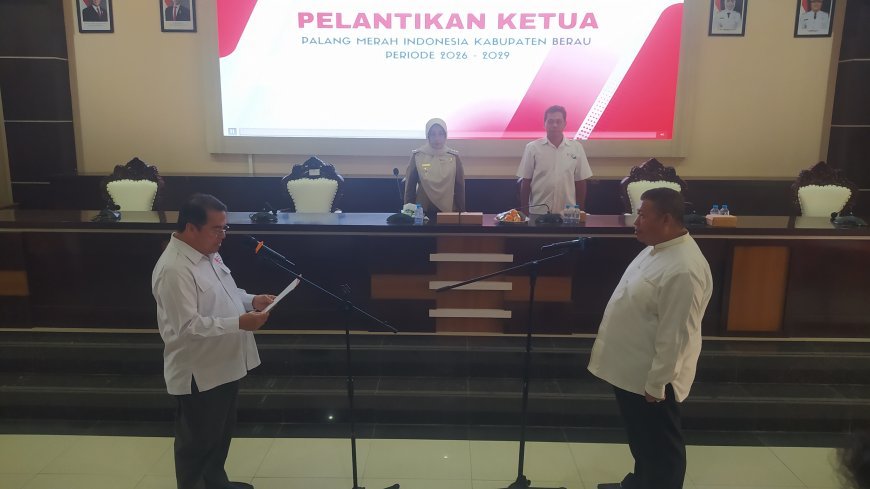 Ganti Nahkoda, PMI Berau Resmi Dipimpim Najemuddin