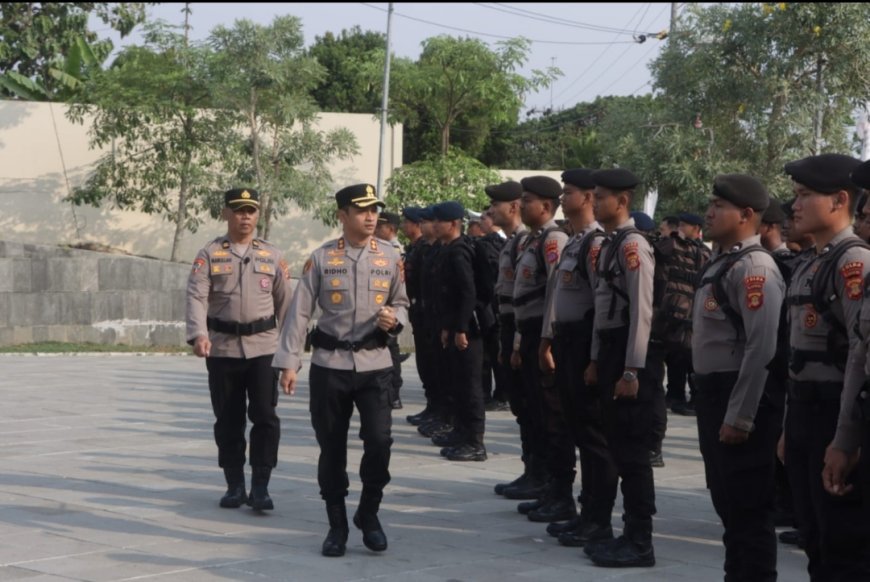 Gelar Apel Pergeseran Pasukan, Polres Berau Siapkan 225 Personil untuk Hadapi Karhutla