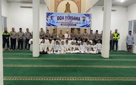 Peringati HUT Ke-71 Satlantas, Polres Berau Gelar Bakti Sosial