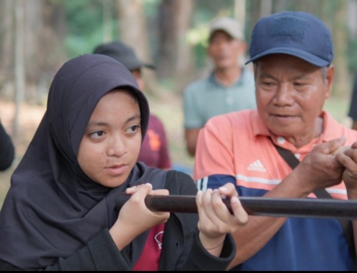 Generasi Muda Dumaring Selami Kearifan Lokal Lewat Belajar dari Maestro
