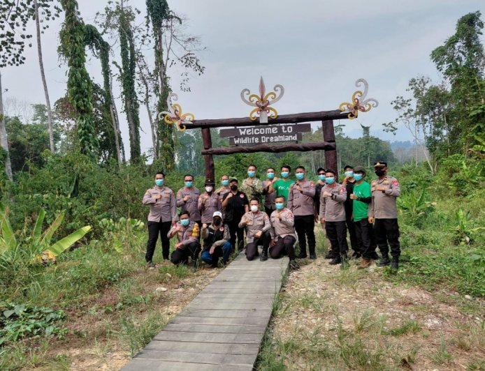 Peduli Lingkungan dan Kebakaran, Peserta Sespimmen Polri Terjun Langsung ke Kampung Merasa